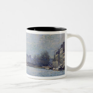 Ansicht Alfred Sisleys des Kanals St Martin, Zweifarbige Tasse