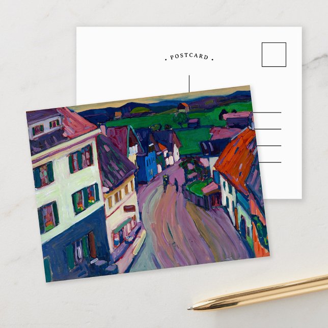 Ansicht aus dem Fenster des Griesbru-ä | Kandinsk Postkarte (Von Creator hochgeladen)