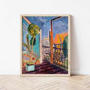 Ansicht aus dem Studio-Fenster   Isaac Grünewald Poster