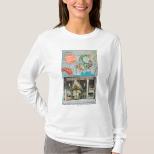 Ansicht Bernsteins der Fisch-Grotte mit Fischen T-Shirt