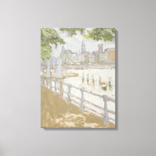 Ansicht Binnenalster, 1913 Leinwanddruck