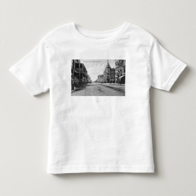 Ansicht der 19.straße # des 2Bakersfield, CA Kleinkind T-shirt (Vorderseite)