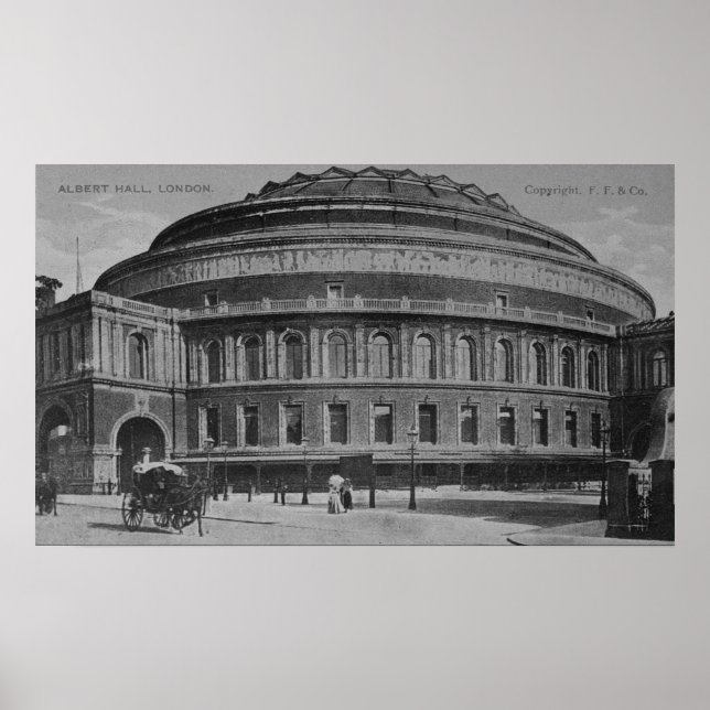 Ansicht der Albert Hall, c.1900 Poster (Vorne)