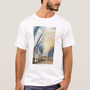 Ansicht der Allee von Flags, Weltausstellung 1934 T-Shirt