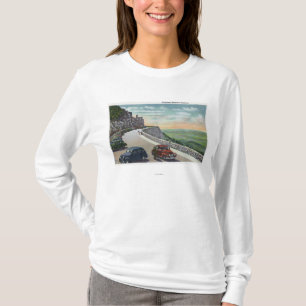 Ansicht der alten Autos auf Whiteface Denkmal Hwy T-Shirt