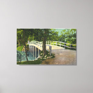 Ansicht der alten Nordbrücke Leinwanddruck