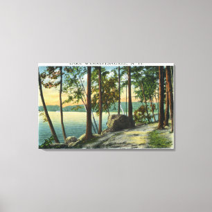 Ansicht der alter Mann-Felsformation Leinwanddruck