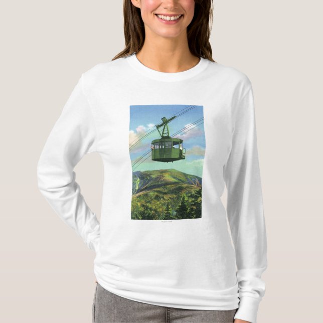 Ansicht der aufsteigenden Kanonemt-Tram T-Shirt (Vorderseite)