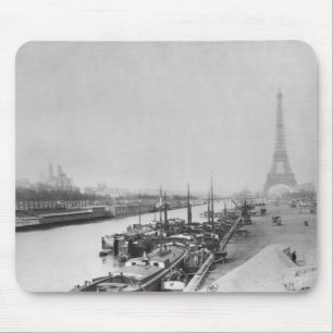 Ansicht der Banken der Seines u. des Eiffels Mousepad