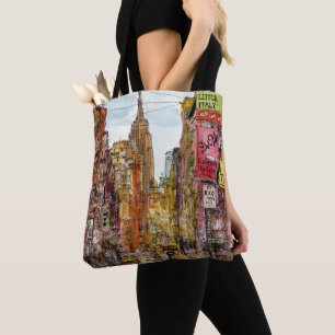 Ansicht der Bestimmungsort- New York City von Tasche