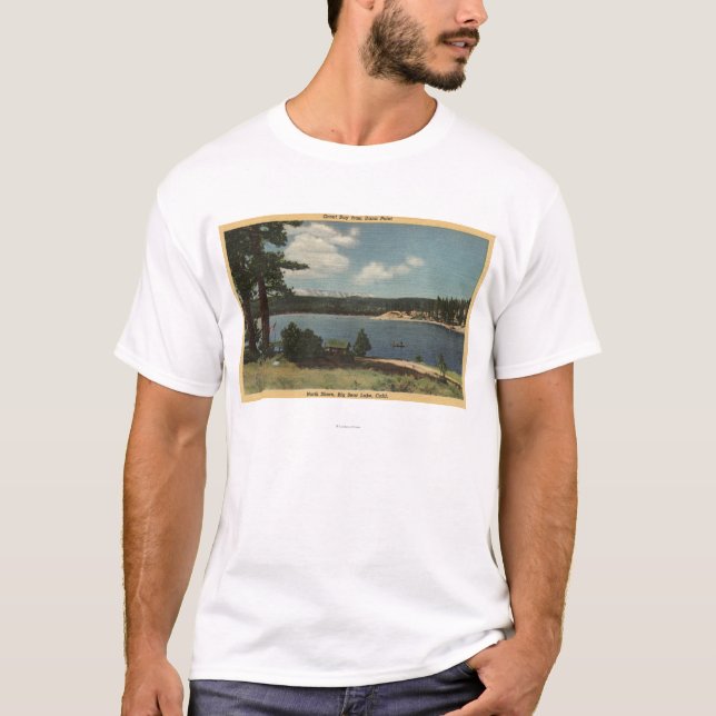 Ansicht der Bewurf-Bucht von Dana Point T-Shirt (Vorderseite)