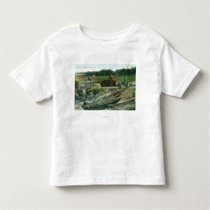 Ansicht der Boote auf Strand in Chinatown Kleinkind T-shirt