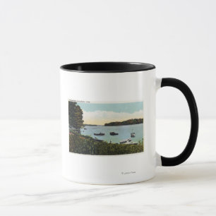 Ansicht der Boote in den Engen Tasse