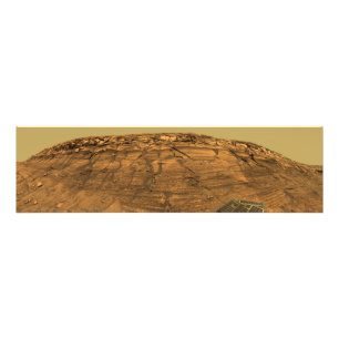 Ansicht der Brand-Klippe auf Mars Fotodruck