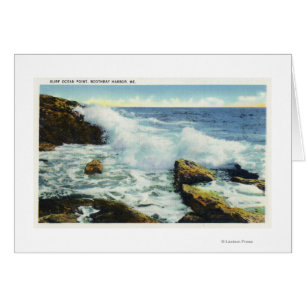 Ansicht der Brandung am Ozean-Punkt