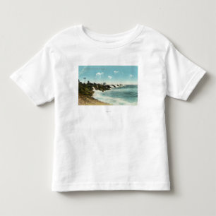 Ansicht der Brandung und des Wellenbrechers Kleinkind T-shirt