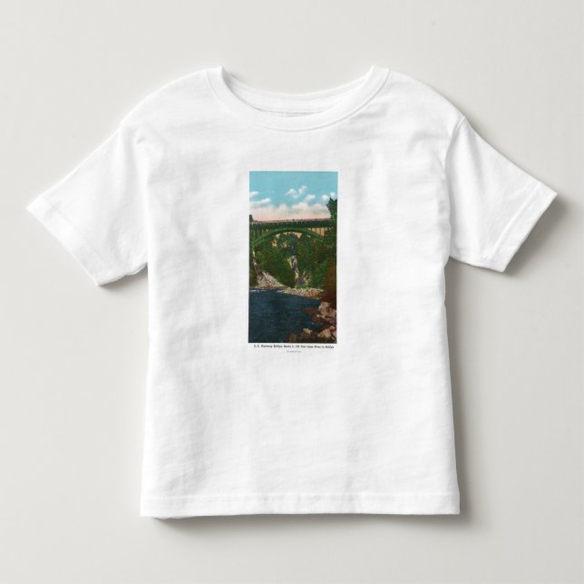 Ansicht der Brücke US Hwy, Weg 9 Kleinkind T-shirt (Vorderseite)