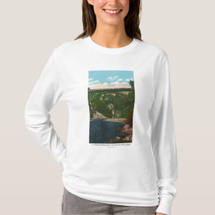 Ansicht der Brücke US Hwy, Weg 9 T-Shirt