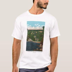 Ansicht der Brücke US Hwy, Weg 9 T-Shirt