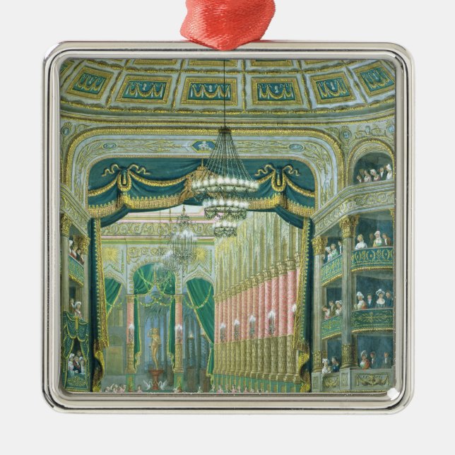 Ansicht der Bühne der Paris-Oper Ornament Aus Metall (Vorne)