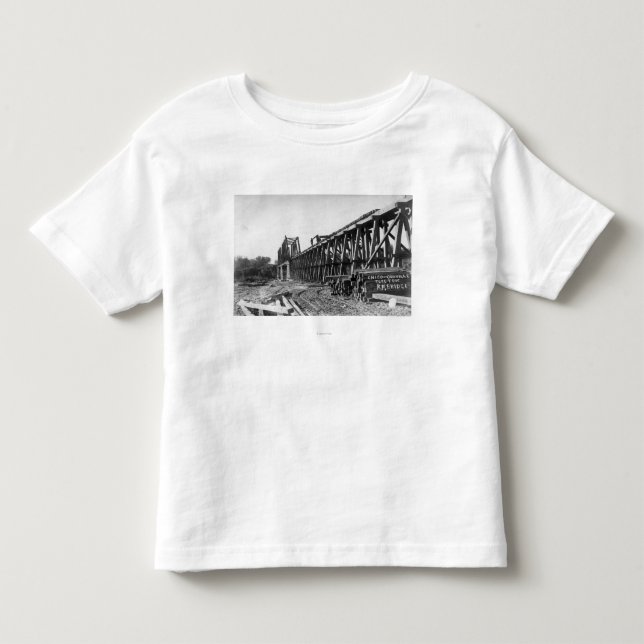 Ansicht der Chico-Oroville Brücke Kleinkind T-shirt (Vorderseite)