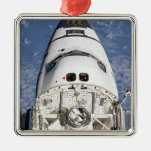 Ansicht der Crewkabine Raumshuttle Bemühung Ornament Aus Metall