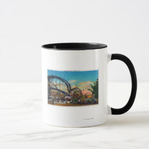 Ansicht der Cyclone Rollercoaster # 1 Tasse