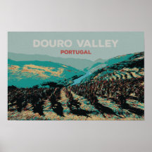 Ansicht der Douro-Taldarstellung, Portugal