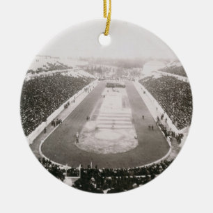 Ansicht der ersten offiziellen olympischen Spiele Keramik Ornament
