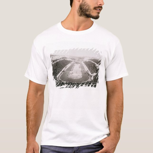 Ansicht der ersten offiziellen olympischen Spiele T-Shirt (Vorderseite)