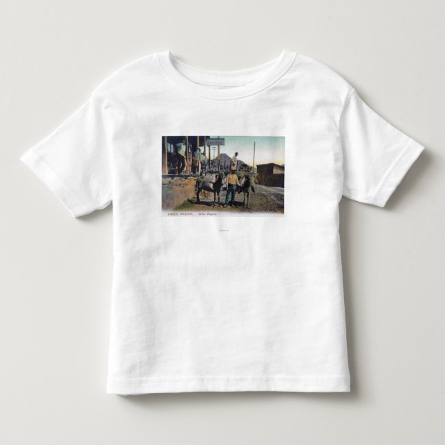Ansicht der Esel, die WaterBisbee, AZ tragen Kleinkind T-shirt (Vorderseite)
