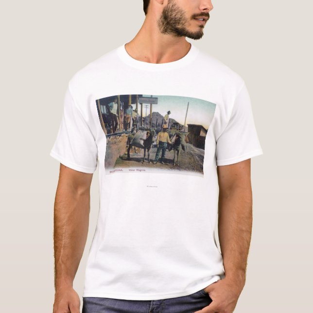 Ansicht der Esel, die WaterBisbee, AZ tragen T-Shirt (Vorderseite)