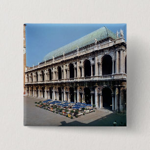 Ansicht der Fassade der Basilika Palladiana Button