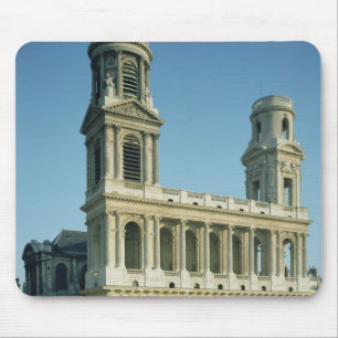 Ansicht der Fassade der Kirche von Mousepad