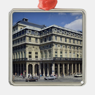Ansicht der Fassade des Theaters Francais Ornament Aus Metall