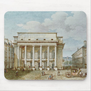 Ansicht der Fassade des Theaters Italien Mousepad