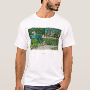 Ansicht der Felsspitzen-Ansicht ResortCastella, CA T-Shirt