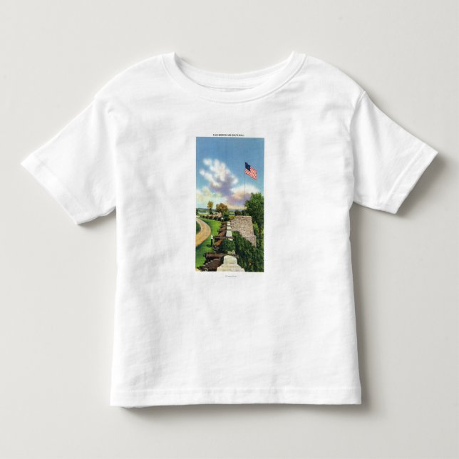 Ansicht der Flaggen-Bastion und der Südwand Kleinkind T-shirt (Vorderseite)