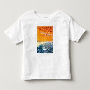 Ansicht der Floss-Flugzeuge im Luft-und Kleinkind T-shirt