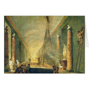 Ansicht der großartigen Galerie des Louvre