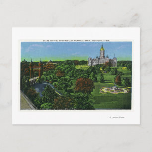 Ansicht der Hauptstadt des Staat, Gedächtnisbogen Postkarte