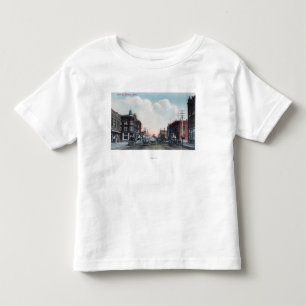 Ansicht der Hauptstraßen-und Pferdewagen Kleinkind T-shirt