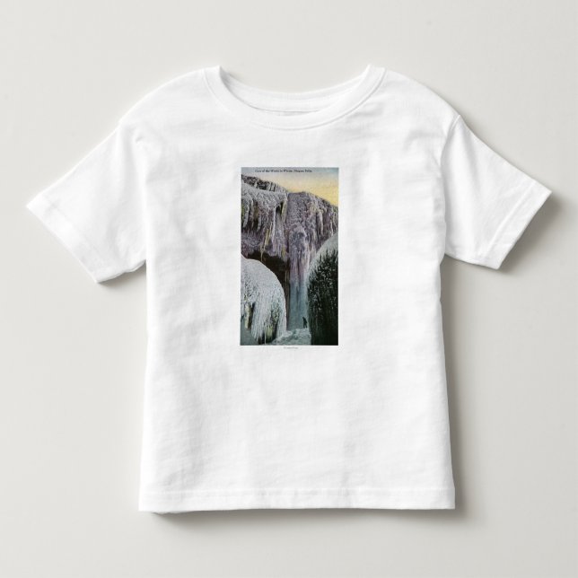 Ansicht der Höhle der Winde im Winter Kleinkind T-shirt (Vorderseite)