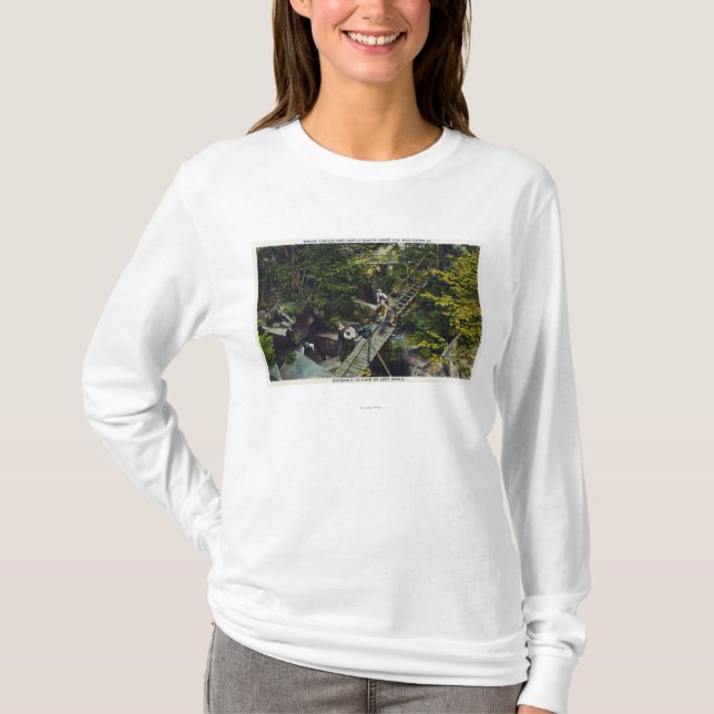 Ansicht der Höhle des verlorenen Soul-Eingangs T-Shirt (Vorderseite)