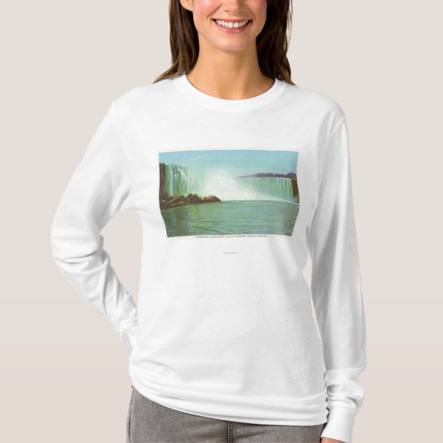 Ansicht der Hufeisenfälle T-Shirt (Vorderseite)