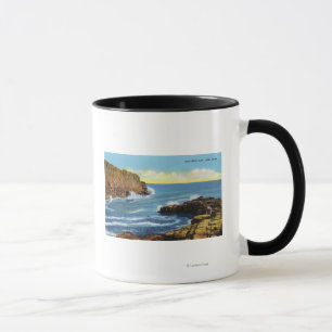 Ansicht der Kahlkopf-Klippe an York-Strand Tasse