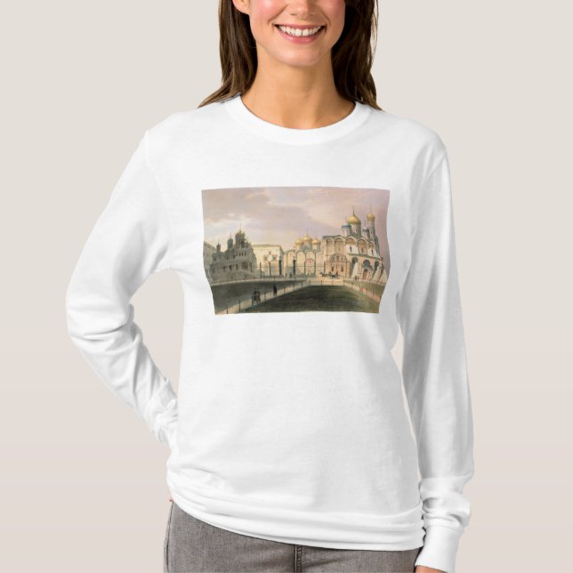Ansicht der Kathedralen im Moskau der Kreml T-Shirt (Vorderseite)