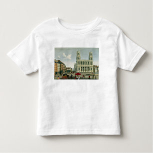 Ansicht der Kirche des Heiligen-Sulpice Kleinkind T-shirt