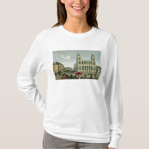 Ansicht der Kirche des Heiligen-Sulpice T-Shirt