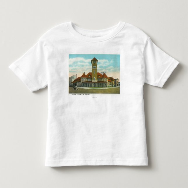 Ansicht der Kongress-Straße vom Fidelity Kleinkind T-shirt (Vorderseite)